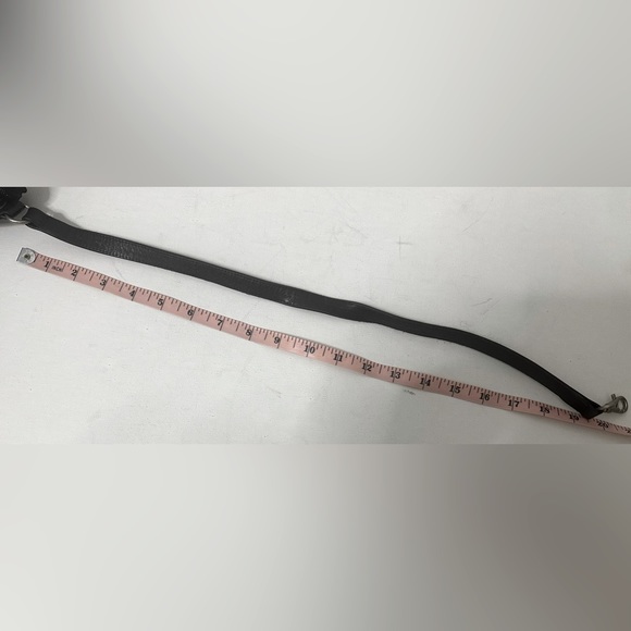 Black LEATHER shoulder purse - Picture 10 of 10